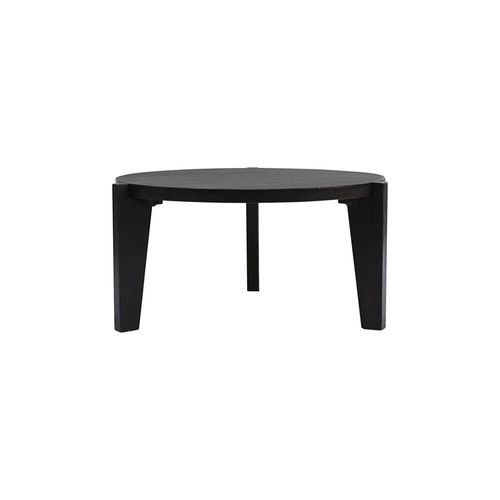 House Doctor Couchtisch Bali, Höhe 40 cm, ∅ 80 cm, Schwarz