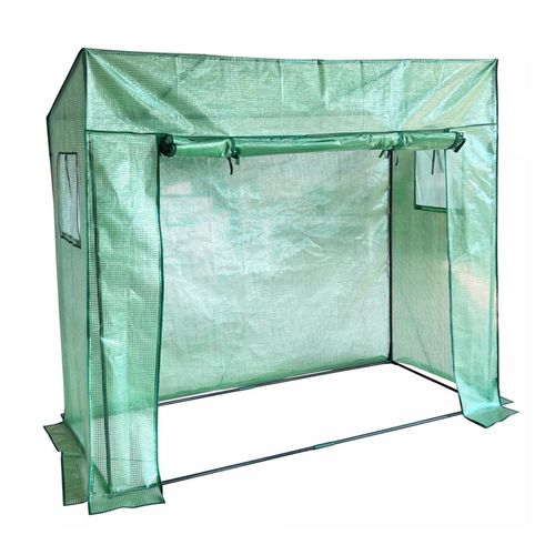 NYVI Foliengewächshaus NYVIGreen 150x100x50 cm - Gewächshaus für Pflanzen, Gemüse