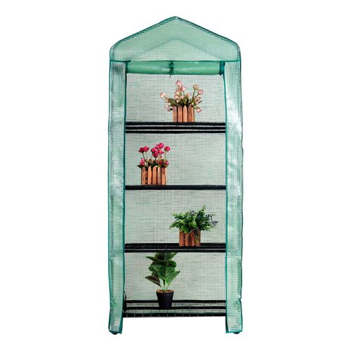 NYVI Foliengewächshaus NYVIGreen 158x69x49 cm - Gewächshaus klein für Jungpflanzen, Tomaten
