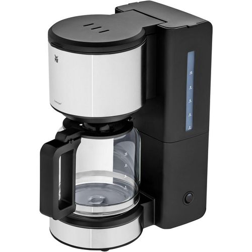 WMF Filterkaffeemaschine Stelio , Schwarz, Edelstahl , Glas , 1,25 L , 17x34.1x25 cm , Warmhalteplatte, automatische Endabschaltung,