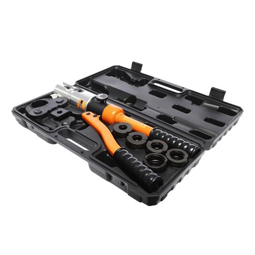 Professionelle Crimpzange, Werkzeugsatz für hydraulische Pressen, hydraulisches Presswerkzeug, Orange