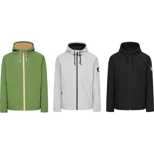 DERBE HAMBURG M-02-SO-ISLEBY Herren Softshelljacke, Größe:XL, Farbe:Cactus/Doe