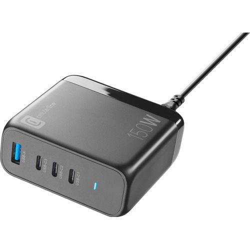 Multipower Desk 150W Reiselader 4 Port GaN Black (60626)