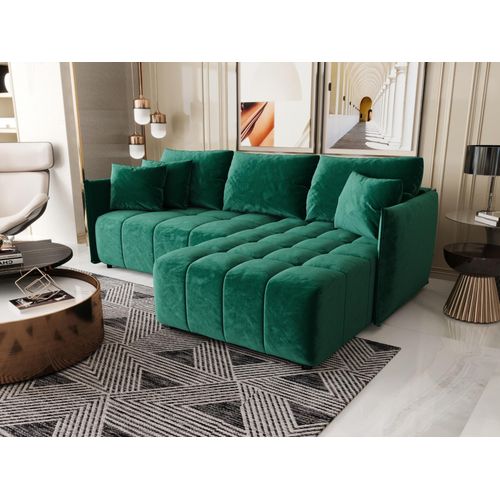 Ecksofa mit Schlaffunktion ONIL L Monolith 37 Rechts