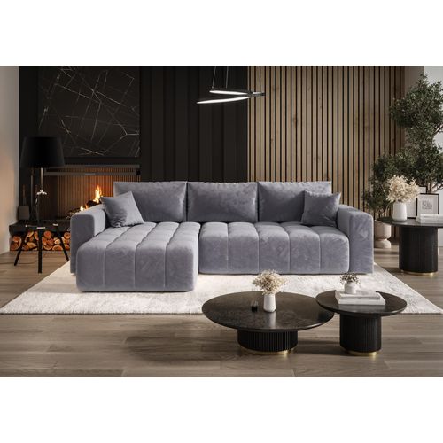 Ecksofa mit Schlaffunktion MILO L Monolith 70 Links