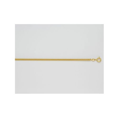 Panzerkette LADY, silber (silber vergoldet 925), Halsketten, Damen, 45, Silber 925 (Sterlingsilber), L: 45cm