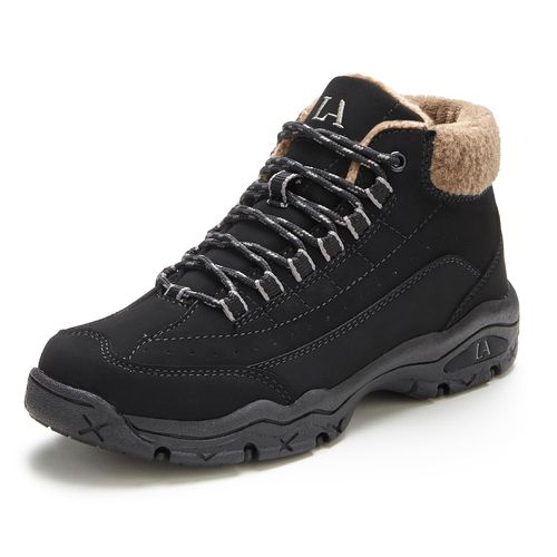 Winterstiefelette LASCANA, Damen, Gr. 37, schwarz, Obermaterial: 100% Synthetik. Futter: 100% Textilmaterial. Decksohle: 100% Textilmaterial. Laufsohle: 100% Synthetik, unifarben, casual, Schuhe, Outdoor Boots, Ankle Sneaker mit robuster Sohle und Warmfutter