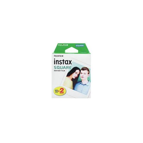 FUJIFILM INSTAX SQUARE instax SQUARE Sofortbildkamera-Film weiß, 20 St.