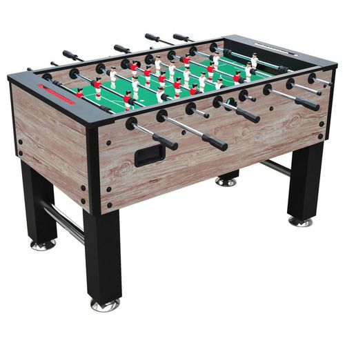 Atrigo Tischkicker , Mehrfarbig , Metall, Kunststoff, Holzwerkstoff , 75.5x89.7x140.2 cm , Torzähler manuell, Balleinwurf auf beiden Spielerseiten ,