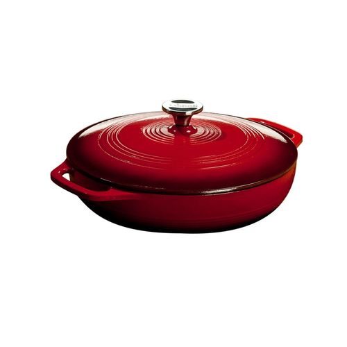 Topf aus emailliertem Gusseisen - rot 3,5 l / Lodge