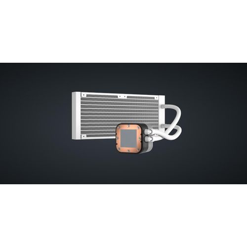 CORSAIR CPU Kühler "iCUE H100i RGB ELITE - White", weiß, B:27,7cm H:12cm T:2,7cm, Computer-Kühler