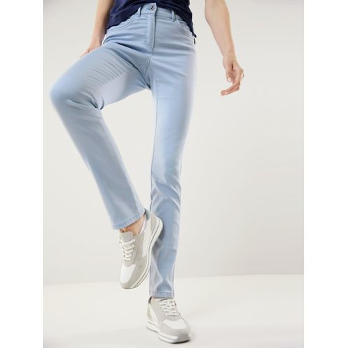 Extraglatt Baumwollhose Slim Fit