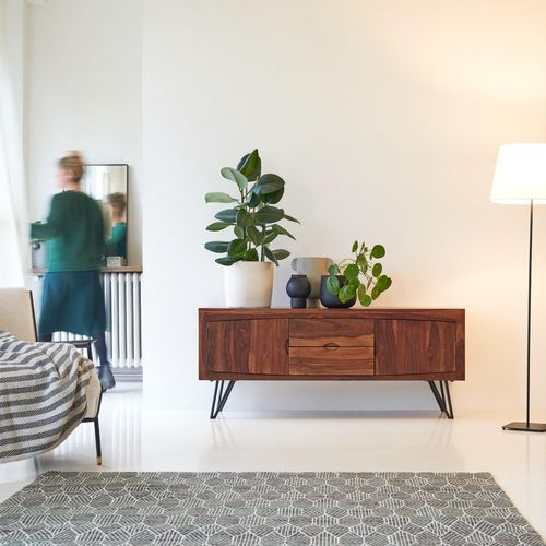 TV Schrank aus Palisander 150 cm Unterschrank Lowboard Sheesham