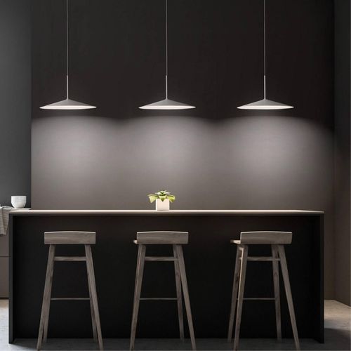 LED-Hängeleuchte Poe Plus, weiß