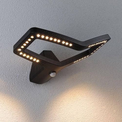 Paulmann Smart Sensor-Wandleuchte Alara, RGBW anthrazit IP44
