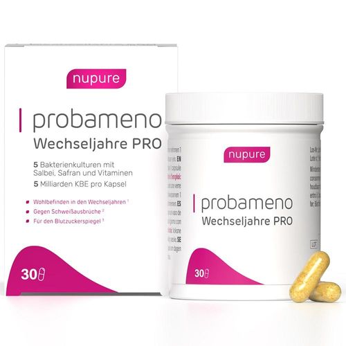 NUPURE probameno Milchsäurebakterien+Vit.msr.Kaps. 30 St