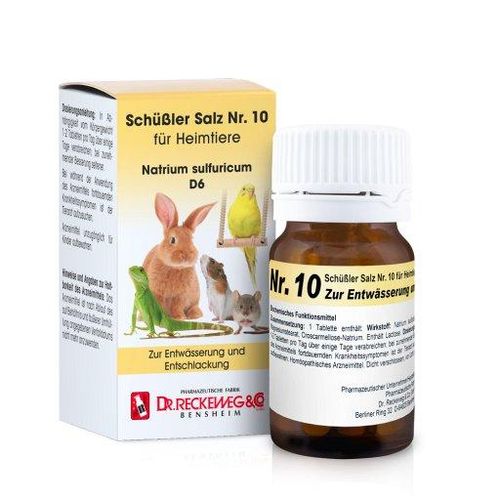 Schüßler Salz Nr. 10 für Heimtiere Natrium sulfuricum D6 200 St