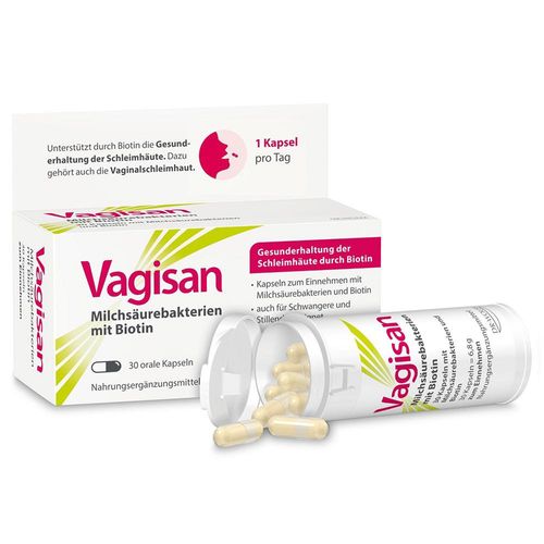 VAGISAN Milchsäurebakterien mit Biotin Kapseln 30 St