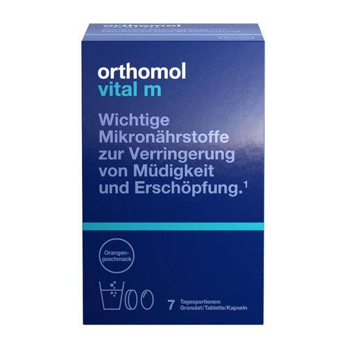Orthomol Vital m Granulat/Tablette/Kapsel Orange 7er-Packung 1 P