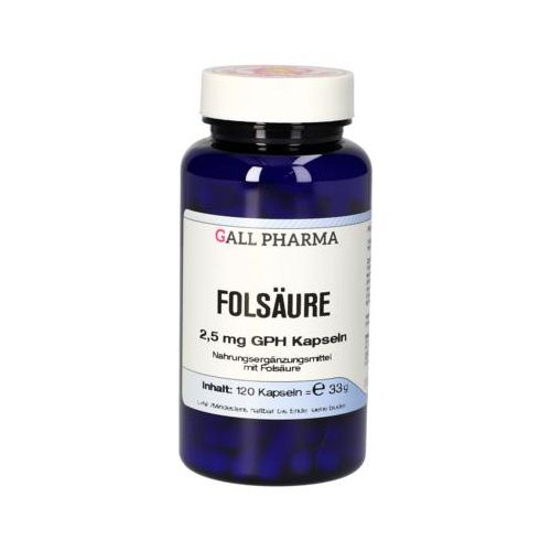 FOLSÄURE 2,5 mg GPH Kapseln 120 St