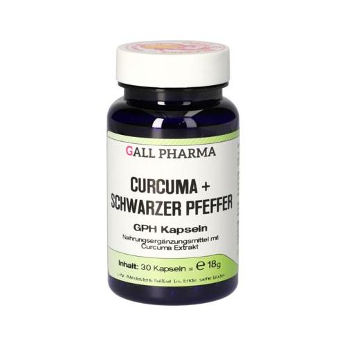 CURCUMA+SCHWARZER Pfeffer GPH Kapseln 30 St