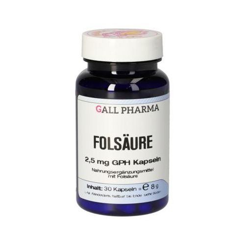 FOLSÄURE 2,5 mg GPH Kapseln 30 St