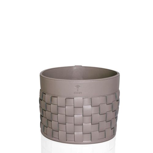 Joop! Korb Cornfloweraccessoires , Grau , Kunststoff , rund , 20.5x16x20.5 cm , Handmade in Thailand , Ordnen & Aufbewahren, Aufbewahrungskörbe