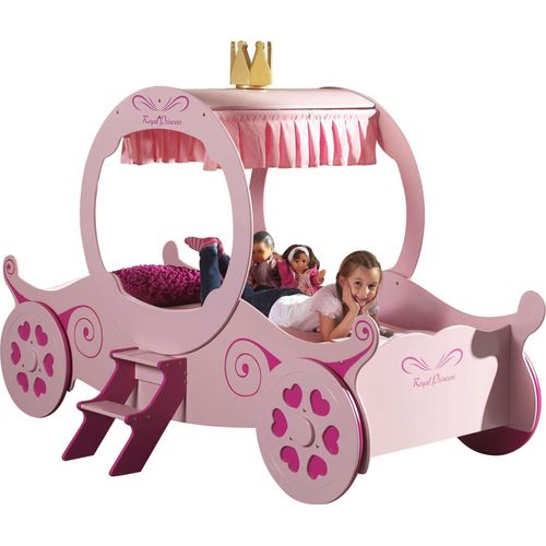Kutschenbett Kasey 240x168x168 Kinderbett Spielbett MDF Rosa