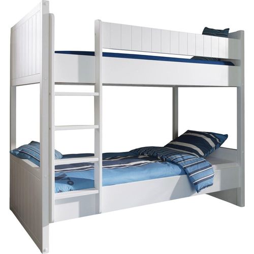 Etagenbett Kamaria 210x97x174 Kinderbett MDF Weiß