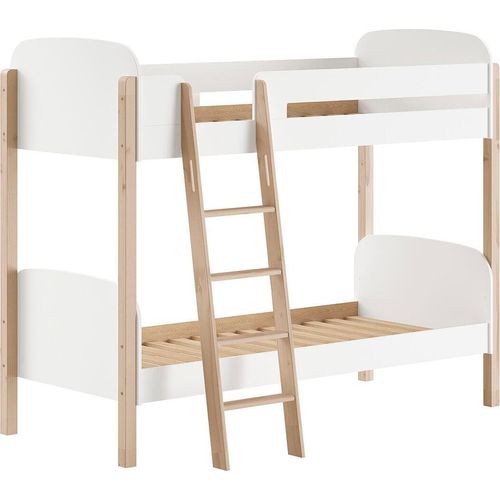 Etagenbett Karilynn 215x125x175 Hochbett MDF+Holzwerkstoff Weiß