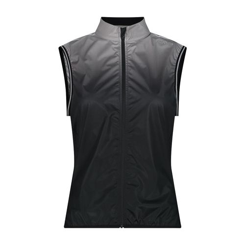 Warnweste CMP, Gr. 42, schwarz (nero), Obermaterial: 100% Polyester. Futter: 87% Polyester, 13% Elasthan, sportlich, Westen