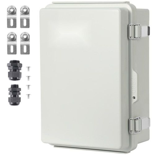 Elektrischer Anschlusskasten - ABS-Kunststoffgehäuse 430 x 330 x 180 mm - Edelstahlverschluss - IP67 Staub- und Wasserdicht - Elektroprojekte