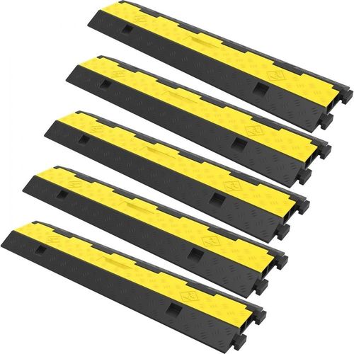 Kabelkanal Brüstungskanal Schwarz Pvc-Gummi Außenbereich Modulares Kabel 4989 kg Büro Büro