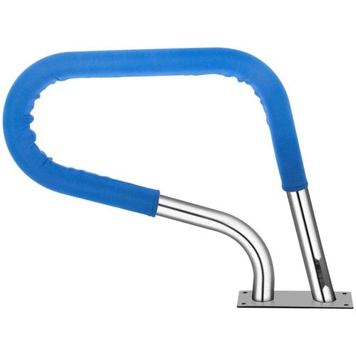 Schwimmbad-Handlauf Edelstahl - Pool Haltegriff - Tragbarer Einstiegshelfer - 113 kg - 4,8 cm Griffbogen - 122 cm Griffhülle - Schräglagen Spa Wasserpark - 81,2x58,4 cm