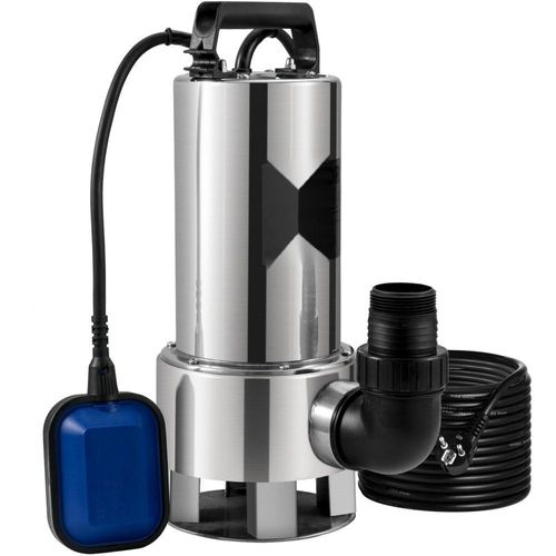 Tauchpumpe 1300W - Schmutzwasserpumpe 230V - Gartentauchpumpe - Durchfluss 20000L/h - Max. Hub 11m - IPX8 - Ideal für Schwimmbäder, Keller, Teiche
