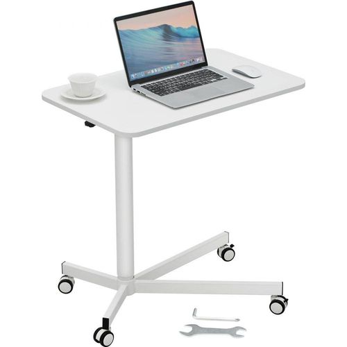 Mobiler Stehschreibtisch - Verstellbarer Sitz-Steh-Schreibtisch 723-1122mm