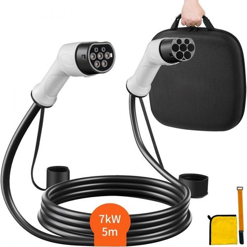 Typ 2 Ladegerät EV Ladekabel - Elektrofahrzeugkabel - 32A 5m 7kW TPU