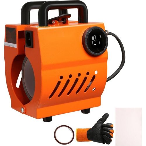 Tassenpresse 350 W - Sublimationspresse für Tassen 11-15 Unzen - Bedruckbare Tassenmaschine - Bis zu 11 cm Höhe - Tragbare Becherpresse 8,2-8,7 cm