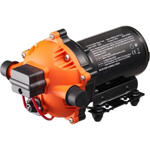 12V Membranpumpe - 5GPM 18,93L/min - 5-Kammer Wasserpumpe mit Druckschalter - 216W Druckpumpe für Garten und Haushalt