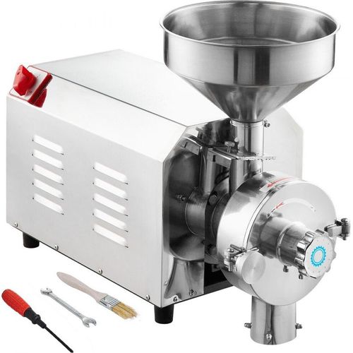 Elektrische Getreidemühle 2200W - Hochleistungs-Maismühle 50kg/h - Gewürzemühle für Küchenbedarf - Robuste Kornmühle