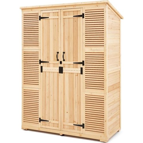 Geräteschuppen - Geräteschrank - Gerätehaus - Gartenschrank 1473x680x1980mm - Aufbewahrungslösung für Gartenwerkzeuge und Zubehör