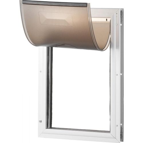 Haustierklappe - Katzenklappe - Hundeklappe - Magnetklappensystem aus Aluminium - Einfache Installation - Für Innen und Außen