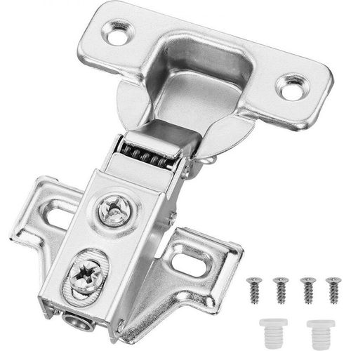 Schranktürscharniere - 60 Stk. Möbelscharniere mit Dämpfung - 85x62x30mm - Robuste Türscharniere für Möbel und Schränke