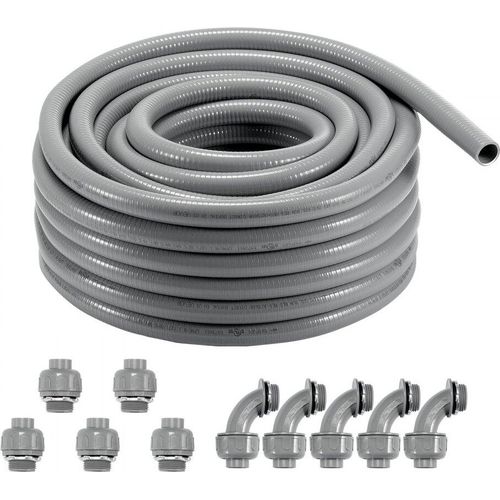30,5 m PVC Wellschlauch - Flexschlauch - Wellrohr - Isolierrohr Schutz - 25,4 mm - Garten- und Landschaftsbau