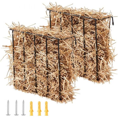 2x Heuraufe Futterraufe Wandraufe Futtertrog Futterspender - 650x200x585mm - Nachhaltige Futterlösung für Schafe und Ziegen