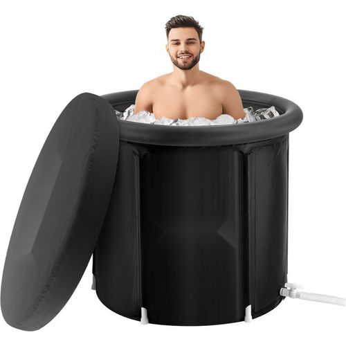 Eisbadewanne Aufblasbar - 90x75 cm - Kaltwassertherapie für Sportler - 370 Liter - Eistonne