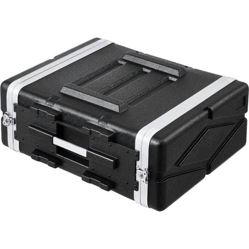 Rack Koffer 4U Server Rack Schrank - Robuste ABS Konstruktion - 488,95 mm - Professionelles Rack Case für Server und Audio Equipment