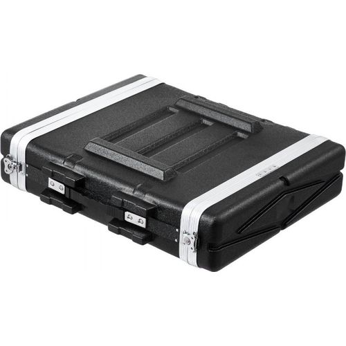 Rack Koffer 2U Rack Case - Server Rack Schrank - ABS Konstruktion - 488,95 mm - Robuste Aufbewahrung für Server und Geräte