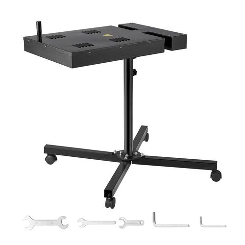 Blitztrockner für Siebdruck - Hochleistungs-Siebdrucktrockner - 76,2-106,68 cm Höhenverstellbarer Ständer - 360°-Drehung - X-förmige Basis - T-Shirt-Härtungsmaschine aus Stahl