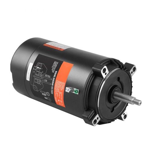 0,75 PS-Poolpumpenmotor - 56J-Rahmen - 115V(8 Ampere)/230V(4 Ampere) - 3450 U/min - 60Hz - 1,5 Betriebsfaktor - 80F/250V-Kondensator - CCW-Rotation - Rundflansch-Ersatzmotor